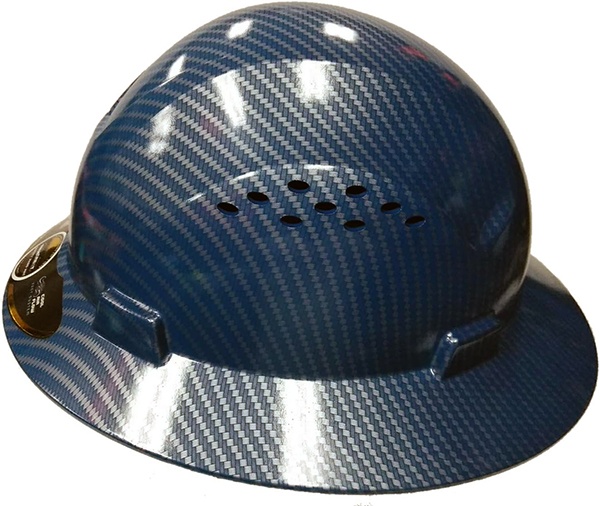 Продукт TrueCrest HDPE-Hydro Dipped Blue Hard Hat